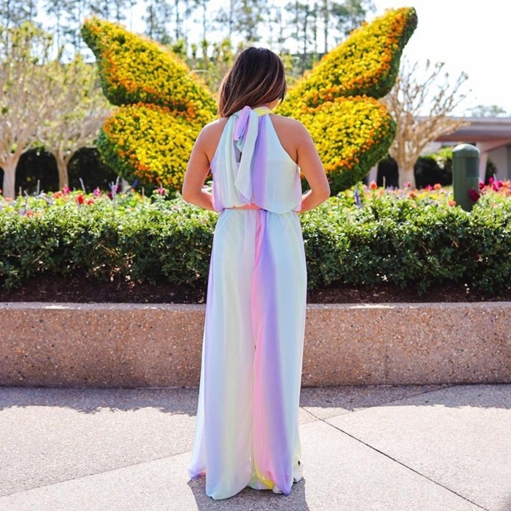 RAINBOW GARDEN FAIRY JUMPER -‎ M - Picture 2 of 8